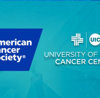 logos of American Cancer Society and UI Health Cancer Center 