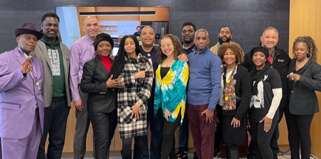 group photo of African American people who spearheaded the event